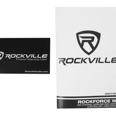 Rockville ROCKFORCE W4 384 Channel Wireless DMX Lighting Light Controller+MIDI image 11