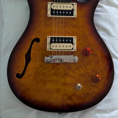 PRS SE Custom 22 Semi-Hollow Body Quilted Top w/PRS Gig Bag image 2