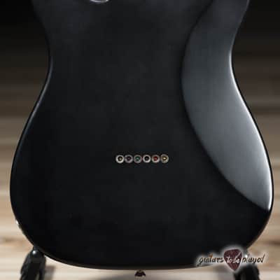 Shabat Lion Special Swamp Ash T-Style w/ Maple Neck & Lollar P-90s – Satin Black image 8