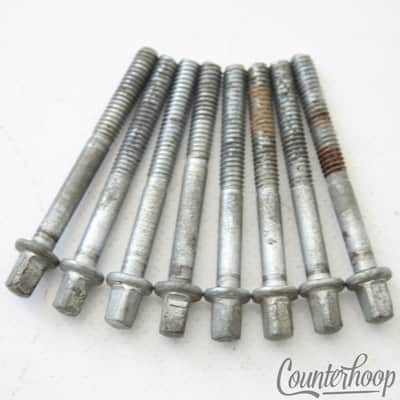 Leedy & Ludwig 8x 2" Tension T-Rods Snare/Tom Drum Vintage 40s-50s Hardware Part image 2
