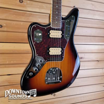 2025 Fender L/H Kurt Cobain Jaguar with Fender G&G-style Hard Case - 3-Color Sunburst, Gotoh Tuners, 8lbs 7oz image 1