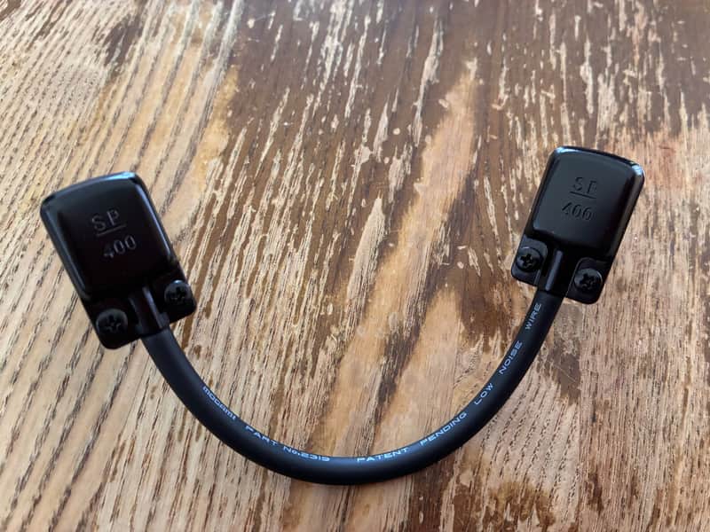 Mogami 2319 10cm Patch Cable with Squareplug SP400 jacks image 1