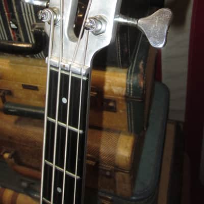 1979 Kramer DMZ4001 Electric Bass Natural w Original Hardshell Case image 3