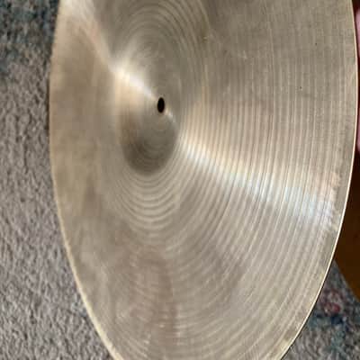 Vintage Swiss made Paiste mod. 602 Formula 14" Hand made Hi-Hats cymbal pair 1965-1975 jazz rock image 5