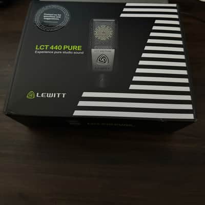 Lewitt LCT-440-PURE Large Diaphragm Cardioid Condenser Microphone 2010s - Black image 2