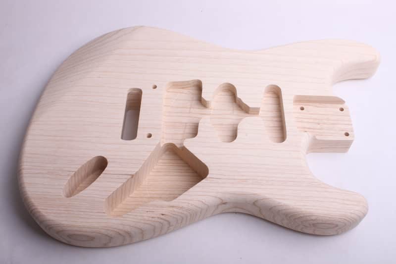 BYOGuitar 2 piece Swamp Ash FrankenStrat Body Unfinished image 1