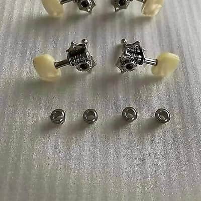 Open Gear Vintage Hofner Bass Tuners Pegs For HCT500 Bass in 2R2L image 1
