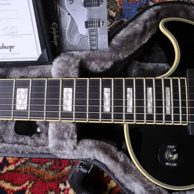 Epiphone Matt Heafy Signature Les Paul Custom-7 2014 Ebony image 5