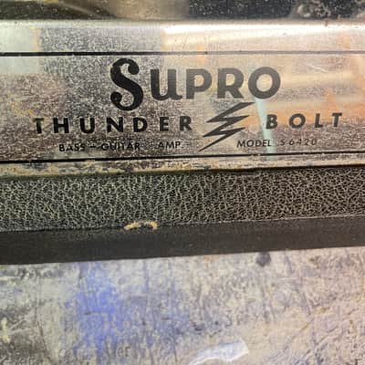 Supro Thunderbolt S6420 1960s - Blue Rhino image 2