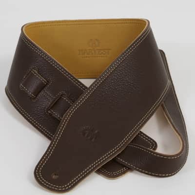 Harvest Fine Leather Premium Brown Glove Nappa Long Bass Strap image 12