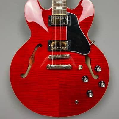 Epiphone ES-335 Figured Flame Maple 2025 - Cherry image 1