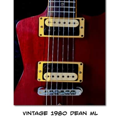 Vintage 1980 Dean ML Guitar - Very Rare! image 5