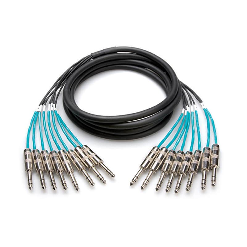 Hosa CSS-803-PRO 8-Channel 1/4" TRS Pro Balanced Snake Cable - 3m image 1
