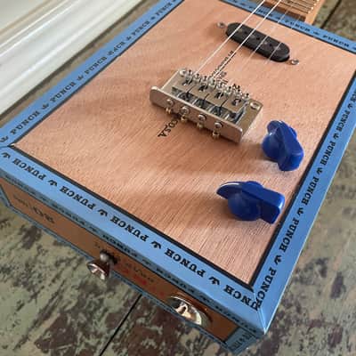 Taconic #232 4 String Electric Cigar Box Mandolin - Punch Gran Puro Toro - Video image 5