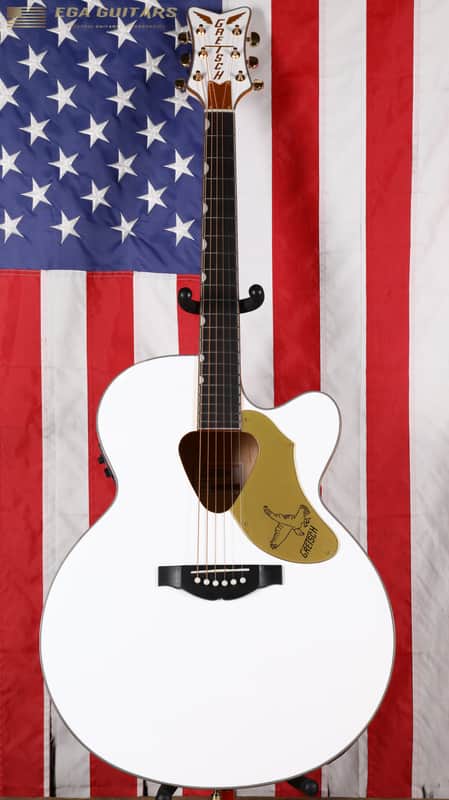 Gretsch G5022CWFE Rancher Falcon Jumbo - White image 1