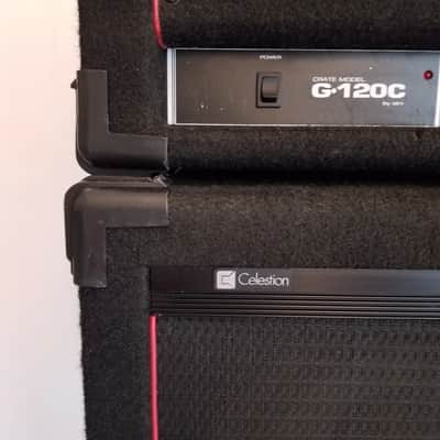 Crate G-120c 4-way Stereo Head W/ Original Crate 3 Button Footswitch & Matching 2x12 Cab / Celestion G12M70 image 23