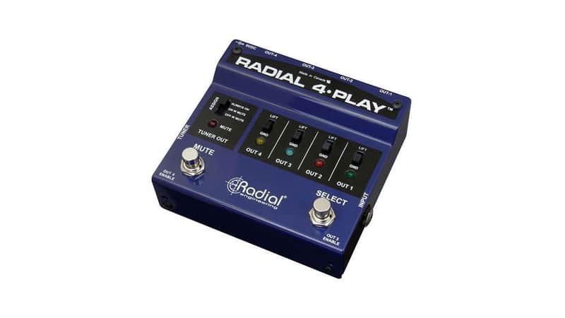 Radial 4-Play 4-Channel Output, Instrument Direct Box image 1