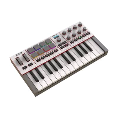 Akai Professional MPK Mini MK4 Portable USB Keyboard - White image 2