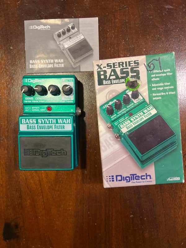 New! DigiTech X-Series Bass Synth Wah Envelope Filter 2010s - Green image 1