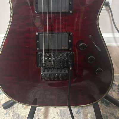 Schecter Hellraiser C-1 FR 2006 - Present - Black Cherry image 6