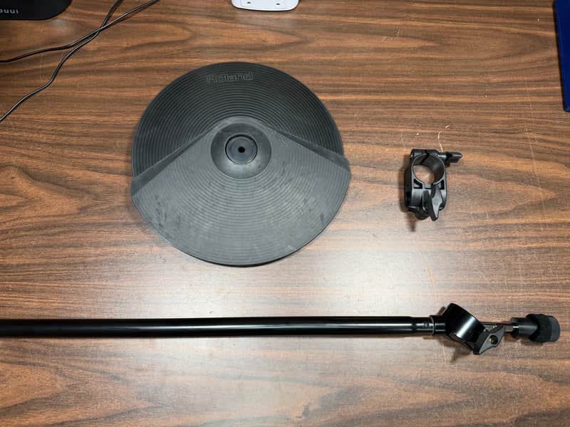 Roland CY-8 Dual Trigger V-Drum Cymbal Pad w/Cymbal Arm & Clamp - X0N5793 image 1