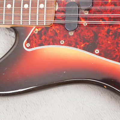 1966 Fender Electric XII, Sunburst + OHSC image 8