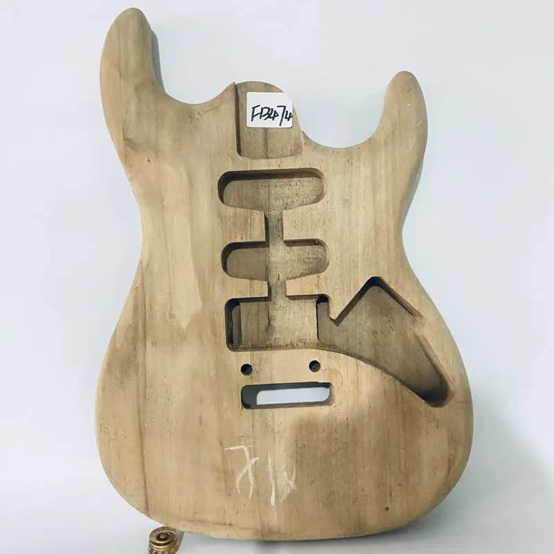 Basswood HSS Guitar Strat Stratocaster Style Body image 1