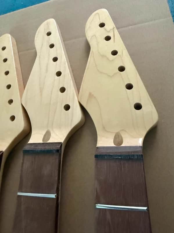 Reverse Head Electric Guitar Neck, 22-Frets image 1