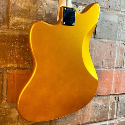 Tone Bakery Jazzbird J Loaded Mahogany Jazzmaster Body - Metallic Gold image 6