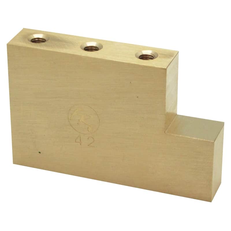 Floyd Rose Fat L-Shaped Tremolo Block ~ 42mm Brass