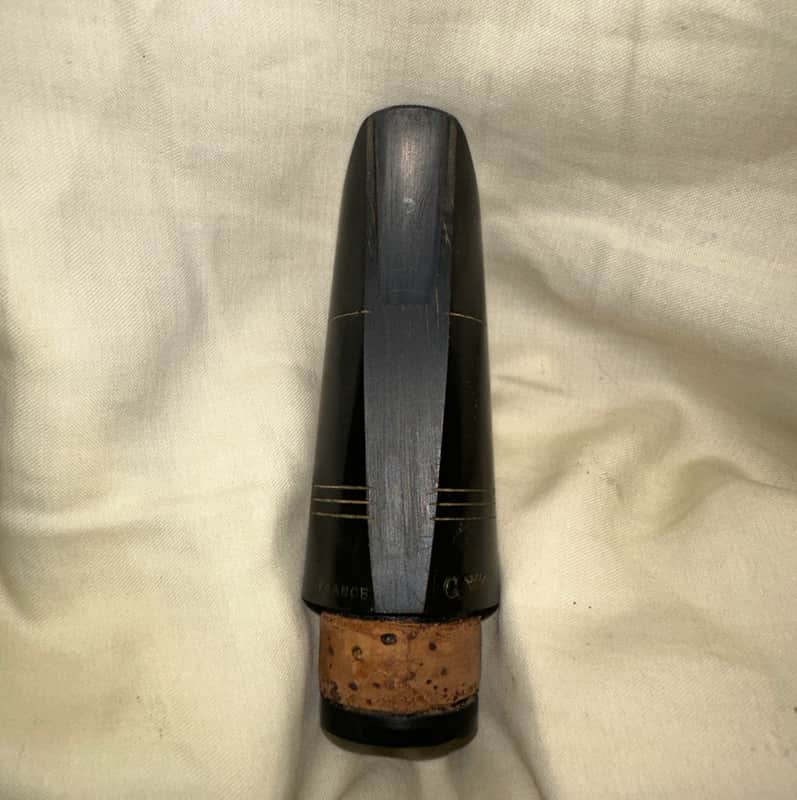Buffet C crown Bb mouthpiece Korten refacing 1960’s +/- - Hard Rubber image 1