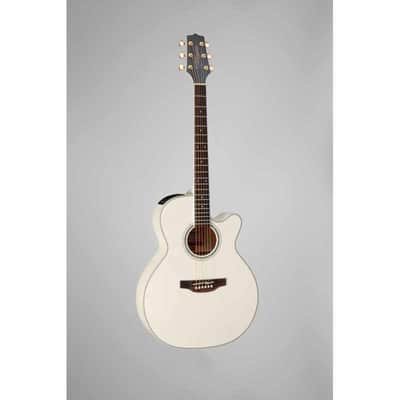 TAKAMINE GN37CE-PW 30 - GN37CE PW NEX Cutaway Pearl White image 1