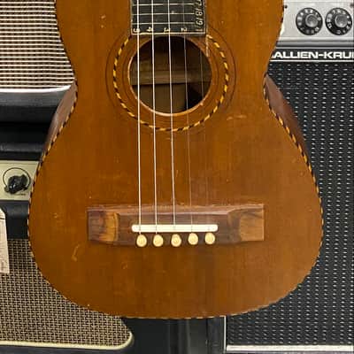 Vintage Hawaiian Music Studio Guitar-Uke - 5 String Steel Style Uke - Includes New HSC! image 1