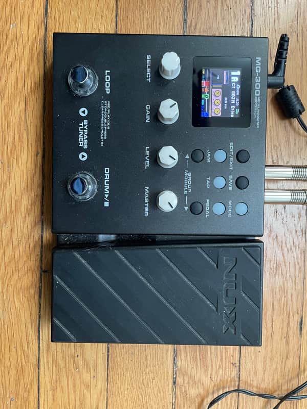 NuX MG-300 Modeling Guitar Processor 2010s - Black image 1
