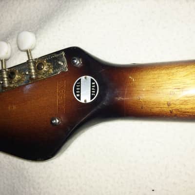 Vintage Made in Japan Palmer? Single Pick UP 60's Brown Burst image 6