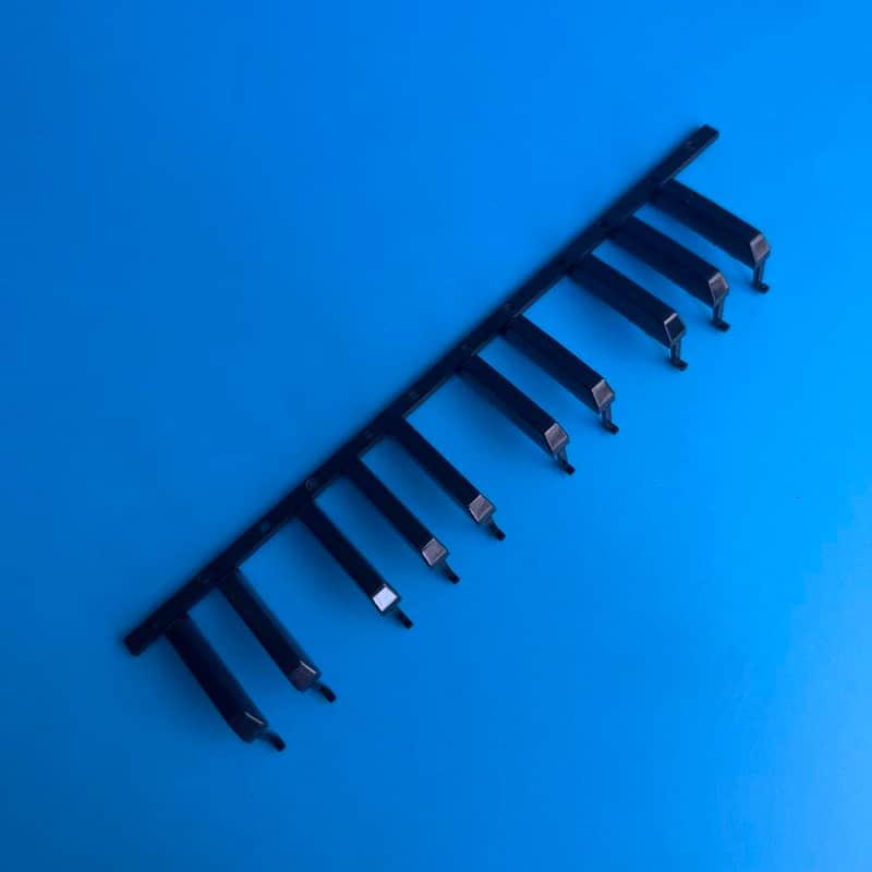 CASIO MT-240 Vintage Keyboard Replacement Part: Right Black Keys [2 Octaves] image 1