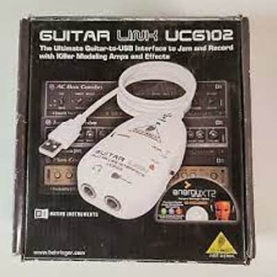 Behringer Guitar Link UCG102 Guitar-to-USB Interface Recording Tool image 2