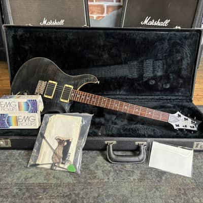 PRS Custom 24 Gray Black 2001 Electric Guitar image 2