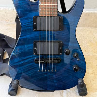 ESP BanG Dream! M-II SAYO Mini Roselia Guitar + Strap + ESP Gig Bag + Stand – Excellent image 3