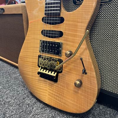 Jackson SL-3 Soloist Thru Neck HSS MIJ Natural Flame image 5