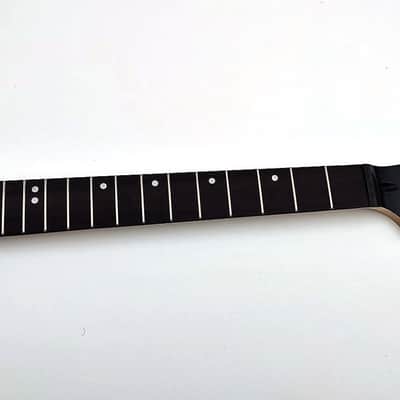 22 fret fast Shred guitar reverse Head Upper Dot Inlay Canadian Maple rose board guitar neck diy image 8