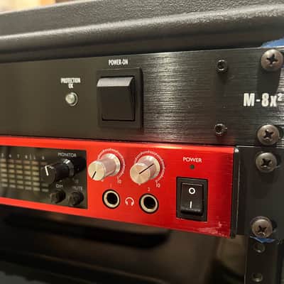 Focusrite Clarett 8Pre, Furman M-8X2 conditioner, Gator case 4u image 2