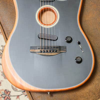 Fender American Acoustasonic Strat 2024 | Black image 6