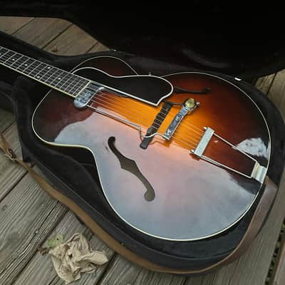 The Loar LH-600-VS w/ Dearmond FHC Pickup - Upgrades - Vintage Sunburst w/ Case image 8