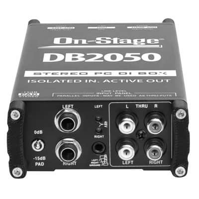 On-Stage Audio DB2050 Active Stereo Multimedia DI Box image 2