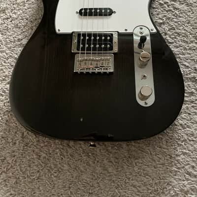 Fender Modern Player Telecaster Plus 2017 HSS Black Transparent Maple Guitar image 2