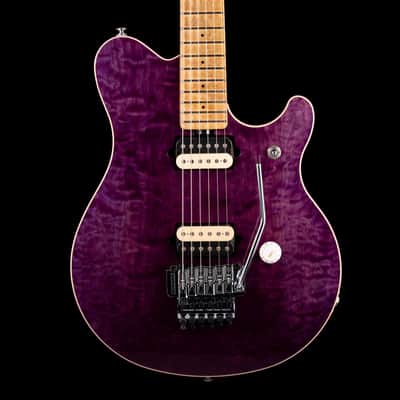 Used 1995 Ernie Ball Music Man Eddie Van Halen EVH Signature Floyd Translucent Purple with Case image 1