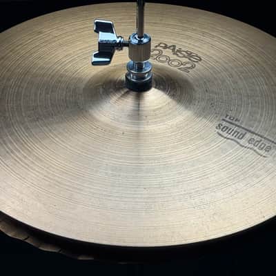 Paiste 14" 2002 Sound Edge Hihat Cymbal Pair - 974/1047g image 4