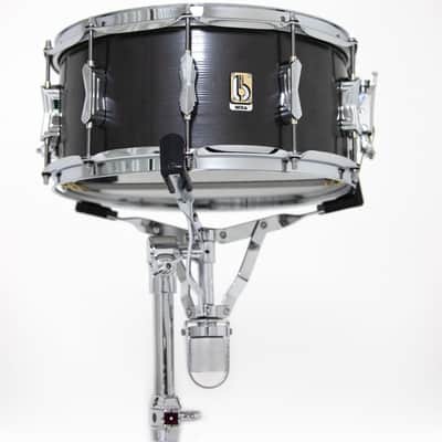 British Drum Co. TAL-14-65-SN Nicko McBrain Signature Series Talisman Steel Snare 6.5" x 14" (TAL-14-65-SN-U) image 2