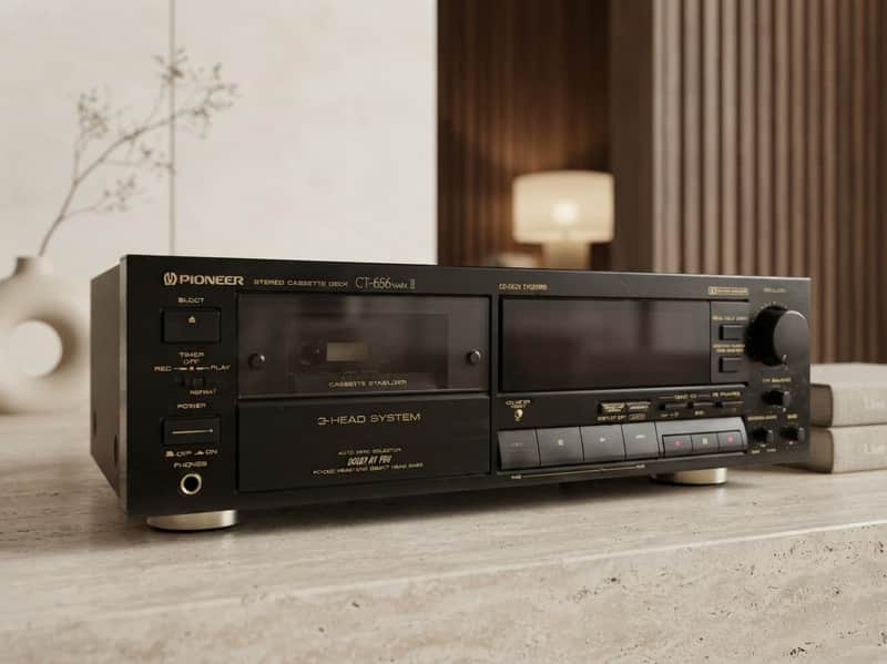 Pioneer CT-656 Mark II Rare Vintage MINT Cassette Deck Tested Hi-Fi Tape Deck image 1